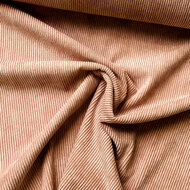 Ribfluweel Stretch - Uni - Peach Parfait