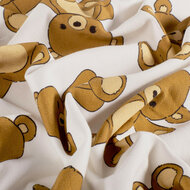 French Terry - Teddyberen - Ecru