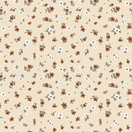 Jersey - Little Flowers - Beige