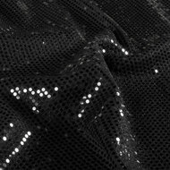 Jersey - Uni Glitter - Zwart