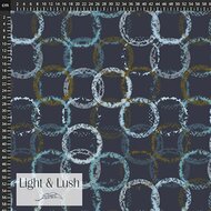 Viscose - Circles - Grijsblauw