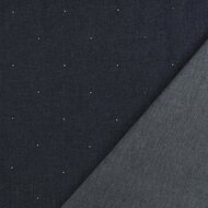 Jeans - Silver Studs - Navy