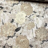 Jacquard - Flowers - Champagne