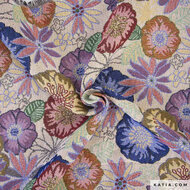 Jacquard - Ethnic Flowers - Beige