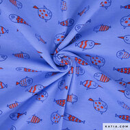Jersey - Happy Fish - Blauw