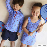 Jersey - Happy Fish - Blauw