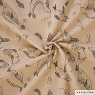 Sweat - Sea Lions Swimming - Beige