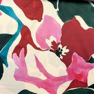 Satijn - Bright Flowers - Blush