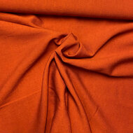 Viscose Crepe - Uni - Tangerine
