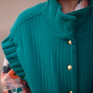 Matelass&eacute; Tricot - Uni - Teal Green (SYAS)