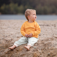 French Terry - Horizontals - Fluisterbeige (SYAS)