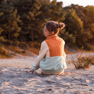 Matelass&eacute; Tricot - Uni - HerfstEsdoornOranje (SYAS)