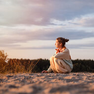 Matelass&eacute; Tricot - Uni - HerfstEsdoornOranje (SYAS)