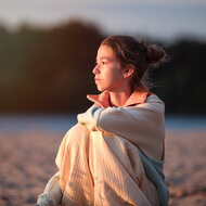 Matelass&eacute; Tricot - Uni - HerfstEsdoornOranje (SYAS)