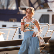 French Terry - Flower Painting - Multicolor (SYAS)