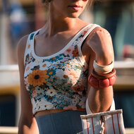 French Terry - Flower Painting - Multicolor (SYAS)