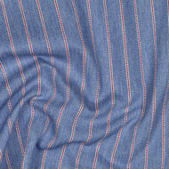Jeans - Red Stripe - Blauw