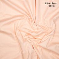 Katoen Twill Stretch - Uni - Peach