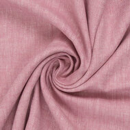 Linnen Katoen - Visgraat - Roze