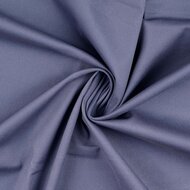 Katoen Twill Stretch - Uni - Grijsblauw