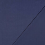 Katoen - Uni - Inktblauw