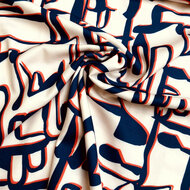 Crepe Stretch - Balance - Ecru