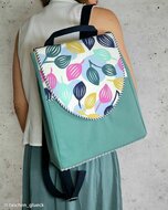 Canvas - Dots and Leaves - Multicolor