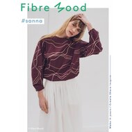 Poplin - Lines - Bordeauxbruin