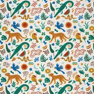 Poplin - Jungle - Ecru