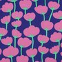 Ecovero Viscose - Poppies - Koningsblauw