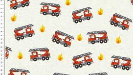 Alpen Sweat Firetruck Ecru Alpen Sweat Firetruck Ecru