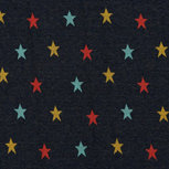 Jacquard Star Indigo Gemeleerd Jacquard Star Indigo Gemeleerd