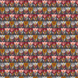Poplin Happy Tulips Donkergrijs Poplin Happy Tulips Donkergrijs
