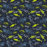 French Terry Shark Navy French Terry Shark Navy