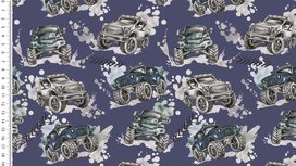 French Terry Brushed Digital Trucks Marine French Terry Brushed Digital Trucks Marine