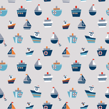 Poplin Maritiem Lichtgrijs Poplin Maritiem Lichtgrijs