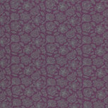 Jacquard Jersey Grace Flowers Paars Jacquard Jersey Grace Flowers Paars