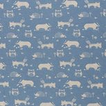 Coupon 0.4m - Jersey - Benno Wouddieren - Lichtblauw Coupon 0.4m - Jersey - Benno Wouddieren - Lichtblauw