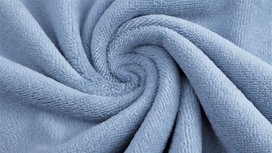 Bamboo Velvet Terry - Lichtblauw Bamboo Velvet Terry - Lichtblauw