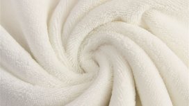 Bamboo Velvet Terry - Uni - Ecru Bamboo Velvet Terry - Uni - Ecru