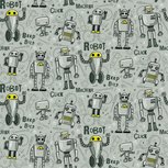 French Terry - Robot - Mint French Terry - Robot - Mint