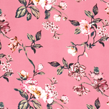 Chiffon - Bloemen - Roze Chiffon - Bloemen - Roze
