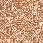 Viscose Linnen - Leaves - Brique Viscose Linnen - Leaves - Brique
