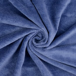 Nicky Velours - Uni - Jeansblauw Nicky Velours - Uni - Jeansblauw