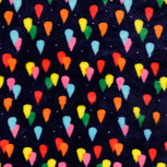 Wellnessfleece - Colored Raindrops - Navy Wellnessfleece - Colored Raindrops - Navy