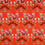 Satijn - Bloemknoppen - Rood Satijn - Bloemknoppen - Rood