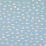 Coupon 0.9m - Jersey - Clouds - Lichtblauw Coupon 0.9m - Jersey - Clouds - Lichtblauw