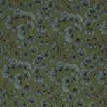 Coupon 0.65m - Viscose - Yvonne Leaves - Kaki Coupon 0.65m - Viscose - Yvonne Leaves - Kaki