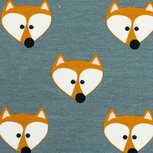 Coupon 0.8m - Jersey - Mister Fuchs - Grijs Coupon 0.8m - Jersey - Mister Fuchs - Grijs