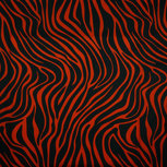 Polyester Stretch - Zebrastrepen - Brique Polyester Stretch - Zebrastrepen - Brique